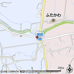 福岡県みやま市高田町下楠田2476周辺の地図