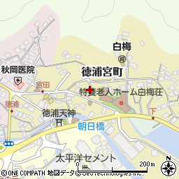 大分県津久見市徳浦宮町6-29周辺の地図