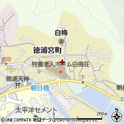大分県津久見市徳浦宮町6-40周辺の地図