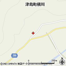 愛媛県宇和島市津島町槇川1336周辺の地図