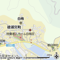 大分県津久見市徳浦宮町8-8周辺の地図