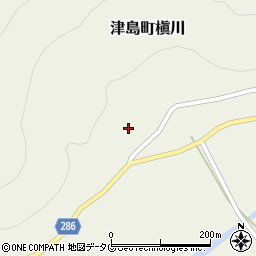 愛媛県宇和島市津島町槇川1331周辺の地図