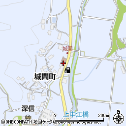 長崎県佐世保市城間町419-1周辺の地図