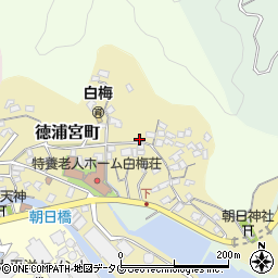 大分県津久見市徳浦宮町9-7周辺の地図
