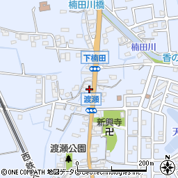 福岡県みやま市高田町下楠田1639周辺の地図