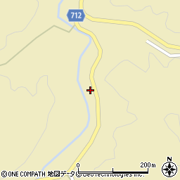 大分県日田市上津江町川原2463周辺の地図