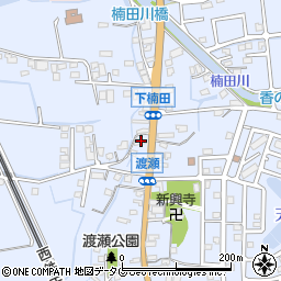福岡県みやま市高田町下楠田1638周辺の地図