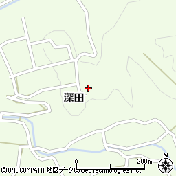 大分県臼杵市深田366周辺の地図