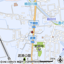 福岡県みやま市高田町下楠田1637周辺の地図
