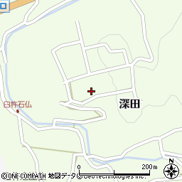 大分県臼杵市深田周辺の地図