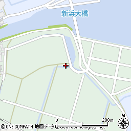 佐賀県鹿島市浜町158周辺の地図