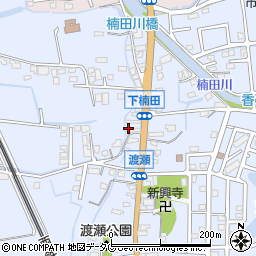 福岡県みやま市高田町下楠田1635周辺の地図