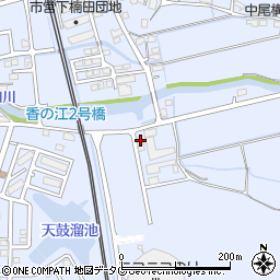 福岡県みやま市高田町下楠田2152周辺の地図