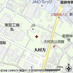 佐賀県鹿島市大村方周辺の地図