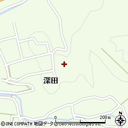 大分県臼杵市深田360周辺の地図