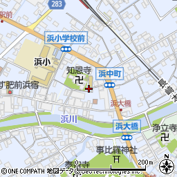 佐賀県鹿島市中町2391周辺の地図