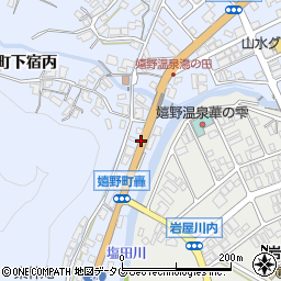 湯野田周辺の地図