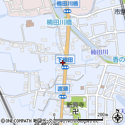 福岡県みやま市高田町下楠田1630周辺の地図
