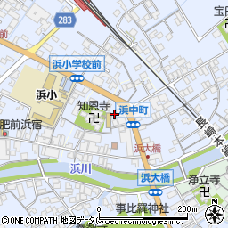 佐賀県鹿島市浜町1222周辺の地図