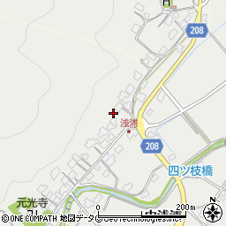 佐賀県鹿島市中浅浦周辺の地図