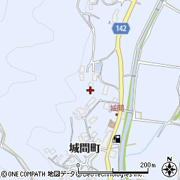 長崎県佐世保市城間町524周辺の地図