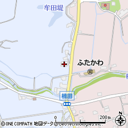 福岡県みやま市高田町下楠田1204周辺の地図