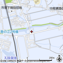 福岡県みやま市高田町下楠田2154周辺の地図