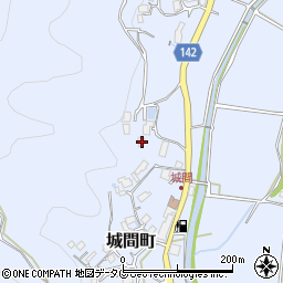 長崎県佐世保市城間町524-2周辺の地図