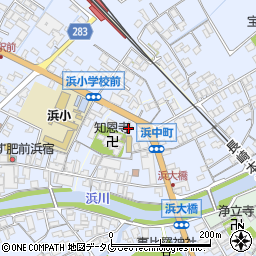 佐賀県鹿島市中町1223周辺の地図