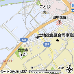 佐賀県鹿島市若殿分708周辺の地図