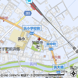 佐賀県鹿島市中町1225-3周辺の地図