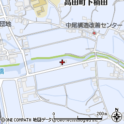 福岡県みやま市高田町下楠田2165周辺の地図