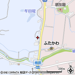 福岡県みやま市高田町下楠田1202周辺の地図