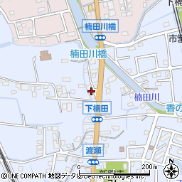 福岡県みやま市高田町下楠田1625周辺の地図