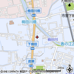 福岡県みやま市高田町下楠田1601周辺の地図