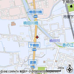 福岡県みやま市高田町下楠田1603周辺の地図