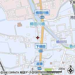 福岡県みやま市高田町下楠田1624周辺の地図