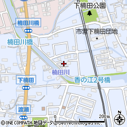 福岡県みやま市高田町下楠田1566-4周辺の地図