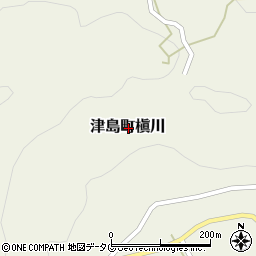 愛媛県宇和島市津島町槇川周辺の地図