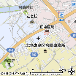 佐賀県鹿島市若殿分727周辺の地図