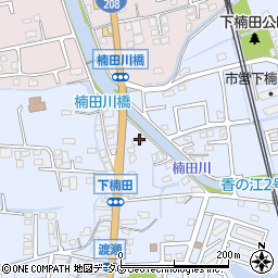 福岡県みやま市高田町下楠田1604周辺の地図
