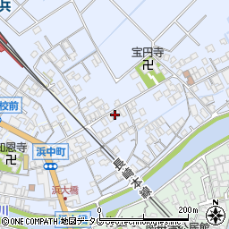 佐賀県鹿島市浜町875周辺の地図