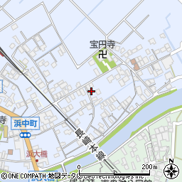 佐賀県鹿島市浜町645周辺の地図