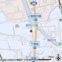 福岡県みやま市高田町下楠田1620周辺の地図