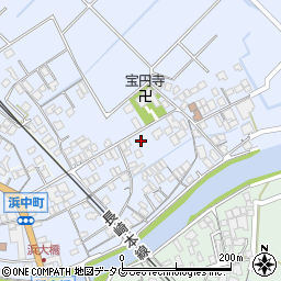 佐賀県鹿島市浜町647周辺の地図