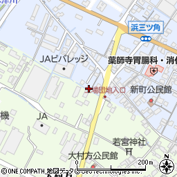 佐賀県鹿島市浜新町1379周辺の地図