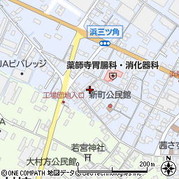 佐賀県鹿島市浜町1308周辺の地図