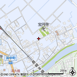 佐賀県鹿島市浜町659周辺の地図