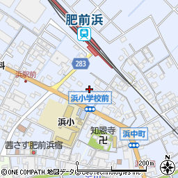 佐賀県鹿島市八宿周辺の地図