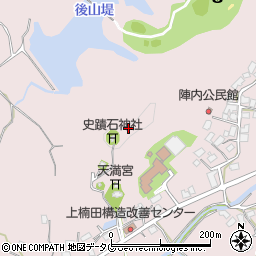 石神山古墳周辺の地図